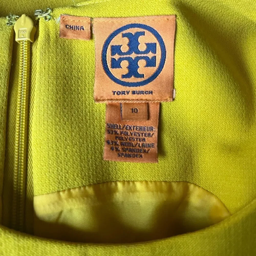 Tory Burch mustard yellow Dress
